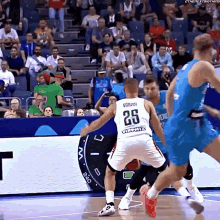 luka doncic slovenia nutmeg lob alley oop pass