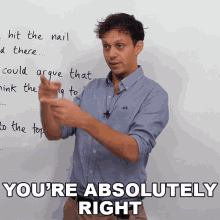 Youre Absolutely Right Benjamin GIF - Youre Absolutely Right Benjamin Engvid GIFs