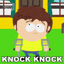 Knock Knock Jimmy Valmer GIF - Knock Knock Jimmy Valmer South Park GIFs