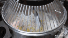 a mixer with the words made in animotica on the bottom of it