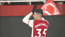 Arsenal Vs Liverpool Gabriel Martinelli GIF