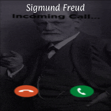 Sigmund Freud Sigmund Freud Calling GIF