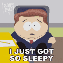 I Just Got So Sleepy Eric Cartman GIF - I Just Got So Sleepy Eric Cartman South Park GIFs