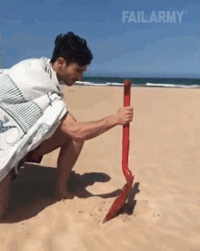 shovel king he is the chosen one the beach king the one who wields the shovel failarmy
