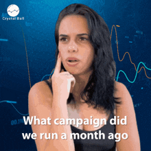 What Campaign Did We Run A Month Ago Crystal Ball GIF - What Campaign Did We Run A Month Ago Crystal Ball Crystalballinsight GIFs