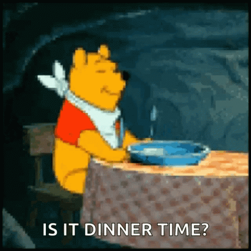 Pooh Excited GIF - Pooh Excited Hungry GIFs