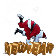 stickers gifs happy new year santa claus