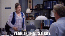 Superstore Amy Sosa GIF - Superstore Amy Sosa Yeah If Thats Okay GIFs
