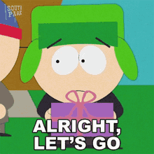 Alright Lets Go Kyle Broflovski GIF - Alright Lets Go Kyle Broflovski South Park GIFs