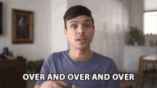 Over And Over And Over Mitchell Moffit GIF - Over And Over And Over Mitchell Moffit Asapscience GIFs