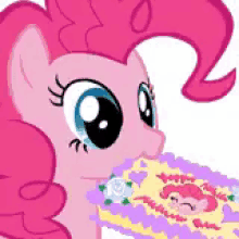 Pinkie Cake GIF