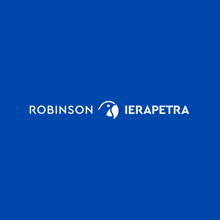 a blue background with the words kubinsun robinson written in green