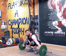 Strong Lifting Weights GIF