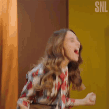 Excited Drew Barrymore GIF - Excited Drew Barrymore Chloe Fineman GIFs