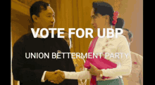 vote for ubp ubp union betterment party