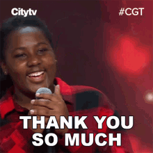 Thank You So Much Esther GIF - Thank You So Much Esther Canadas Got Talent GIFs