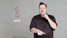 Shit Asl Swear GIF - Shit Asl Swear Sign Language GIFs