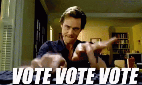 Vote Vote Vote Gif Vote Jim Carrey Type Discover Share Gifs