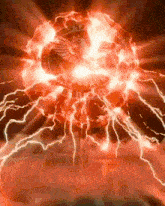 a red lightning bolt is coming out of a circle that says ' sf ' on it