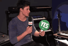 Yes Mic GIF - Yes Mic Interview GIFs