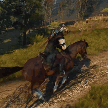 Horseback Riding Geralt Of Rivia GIF - Horseback Riding Geralt Of Rivia The Witcher GIFs
