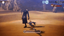 a screenshot of a video game shows a character with a head crush + 5