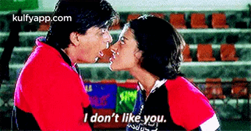 I Don'T Like You..Gif GIF - I don't like you. Kajol Srk - Discover & Share GIFs