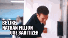 nathan fillion sanitizer clean rookie
