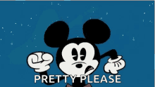 Mickey Mouse Pretty Please GIF - Mickey Mouse Pretty Please Please GIFs
