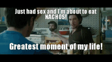 sex nachos adam driver what