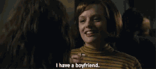 Elisabeth Moss National Boyfriend Day GIF - Elisabeth Moss National Boyfriend Day I Have A Boyfriend GIFs