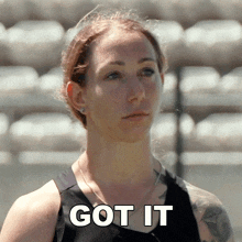 Got It Nicole Zanatta GIF - Got It Nicole Zanatta The Challenge All Stars GIFs