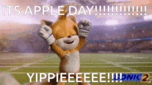 Apple Day Happy Apple Day GIF - Apple Day Happy Apple Day Tails Apple GIFs
