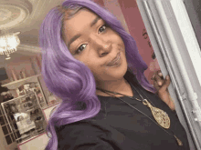 Thank You Purple Hair GIF - Thank You Purple Hair Queen GIFs