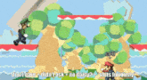 a video game scene with the words " don 't care did n't ask no daisy "