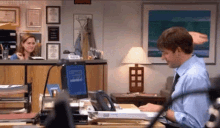 High Five Office GIF - High Five Office Working GIFs
