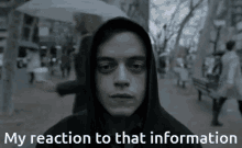 My Reaction To That Information Mr Robot GIF - My Reaction To That Information Mr Robot Elliot GIFs