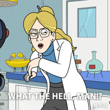 What The Hell Man Dr Farrah Braun GIF - What The Hell Man Dr Farrah Braun Mulligan GIFs