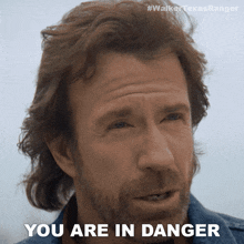 You Are In Danger Cordell Walker GIF - You Are In Danger Cordell Walker Walker Texas Ranger GIFs