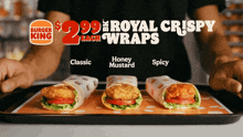 Burger King Royal Crispy Wraps GIF - Burger King Royal Crispy Wraps Wraps GIFs