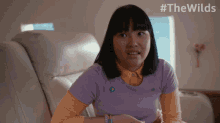Awkward Smile Jeanette GIF - Awkward Smile Jeanette The Wilds GIFs