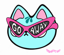 Go Away Go Away Cat GIF - Go Away Go Away Cat Leave Me Alone Cat GIFs