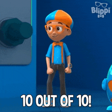 10 Out Of 10 Blippi GIF - 10 Out Of 10 Blippi Blippi Wonders Educational Cartoons For Kids GIFs