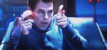 Chris Pine GIF - Star Trek Chris Pine Finger Gun GIFs