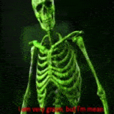 Green Skeleton Father Destroyer GIF