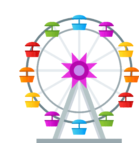 Ferris Wheel Joypixels Sticker - Ferris Wheel Joypixels Spinning Stickers