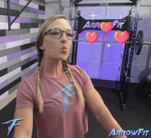 Arrowfit Love GIF - Arrowfit Love Hearts And Kisses GIFs