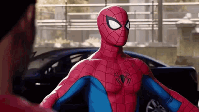 Spiderman In T Pose GIF - Spiderman In T Pose - Discover & Share GIFs