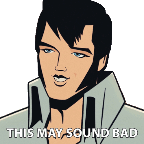 This May Sound Bad Agent Elvis Presley Sticker - This May Sound Bad Agent Elvis Presley Matthew Mcconaughey Stickers
