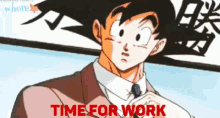 goku dragon ball anime whore fox time for work
